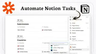 How to Connect Zapier with Notion (real-time updates)