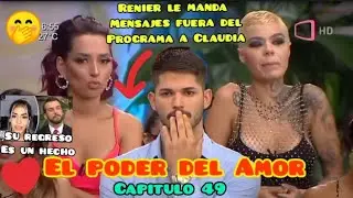 El Poder Del Amor Capitulo 49 gala de eliminación| Renier coquetea con Claudia|Mariella se comunica.
