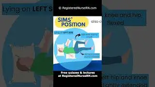 Patient Positions Nursing: Sims', Fowlers, Dorsal Recumbent, Trendelenburg, Lithotomy, Supine