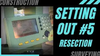 SETTING OUT - How to do Resection using a Total Station. Step by step guide to orientate the EDM.