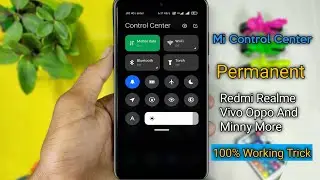 MIUI 12 Control Center Any Android | I Control Center All Problems Slove