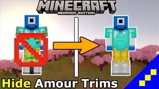 HIDE ARMOUR TRIMS with this resource pack! | Minecraft Bedrock Resource pack