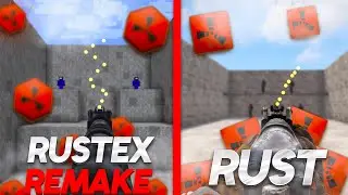 😱Я СРАВНИЛ СТРЕЛЬБУ НА ПРОЕКТАХ РАСТ В МАЙНКРАФТ И RUST (RustEx Remake / Rustme / RustEx)