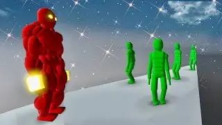 Superhero NPCs fights the Smart AI!with Active Ragdoll Physics-part 8