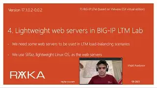 4. Lightweight Web Servers in F5 Big-IP LTM Lab Topology
