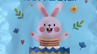 Jumbo 6 Inch Giant Easter Eggs Assorted Sticker Easter theme Bag Easter Hunt Party ⭐️⭐️⭐️⭐️⭐️