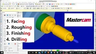 MASTERCAM X5 BASIC CNC TURNING || TUTORIAL MASTERCAM