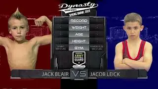 DCS 79 Youth Wrestling Jack Blair vs Jacob Leick