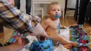 Baby's First Birthday Party/Cake Smash - Family Vlog Feb 6th 2016