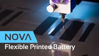 Printing a Flexible Magnesium Zinc Battery with Voltera NOVA