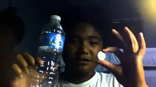 plastic bottle magic trick done by calvin miranda