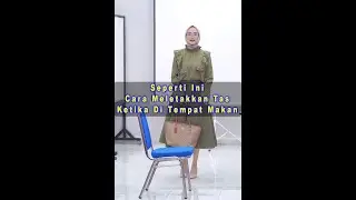 Seperti Ini Cara Meletakkan Tas Yang Benar Ketika Di Tempat Makan - Jogja Air Crew Batch October'23