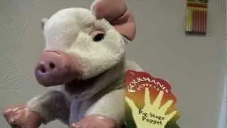 Folkmanis Мягкая игрушка Свинья, 38 см 2853 Folkmanis