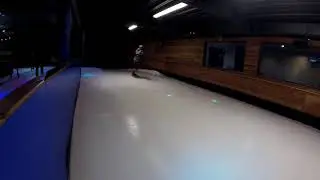 Ice skating tricks at Tamworth snowdome
