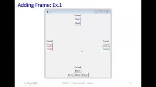 Lecture 19 GUI Frame Listbox Menu
