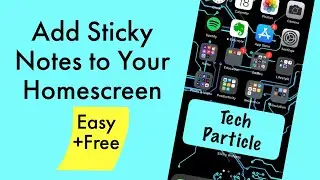 How to Put Sticky Notes on Your iPhone Homescreen – Sticky Widgets App Review – iOS 14+