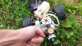 O.S. MAX-21 FSR-C, test run B
