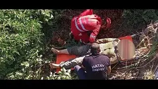 Dereye düşen şahsı itfaiye kurtardı 3 eylül 2024 8gunhaber