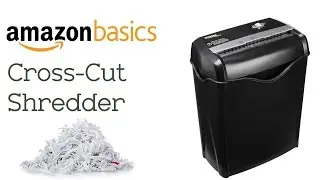 Amazon Basics 5-6 Sheet Cross-Cut Shredder