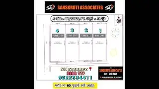 फ्लॉट. फ्लॉट.. प्लॉट... त्वरा करा फक्त चारच (4) प्लॉट, तेही मोक्याच्या ठिकाणी 9922334411