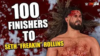 WWE 2K24 : 100 Finishers To Seth “Freakin” Rollins