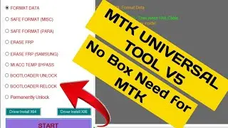 Mtk Universal Tool V5 free tool Fully working | Realme OPPO VIVO Tecno Infinix supported
