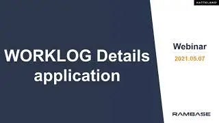 Webinar - Worklog Details
