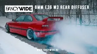 BMW e36 M3 Rear Diffuser & Burnout