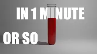 How to create a testtube in 1 minute in Blender