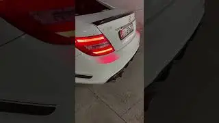 Mercedes AMG C63  507 cold start