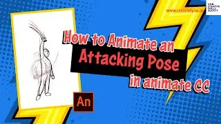 How to Animate an Attacking Pose? I Step by Step Easy Animation Tutorial I Animate CC Tutorial