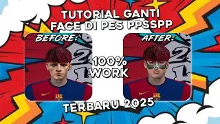 BOCIL JUGA BISA KALO KAYA GINI MAH, CARA PASANG FACE DI PES PSP 100% WORK🤩