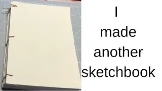 How to Create a Coptic Stitch A6 Sketchbook | tutorial with Timelapse