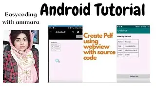 How to download pdf file in mobile in android studio (Detail Example) part 1
