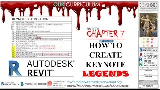 AUTODESK REVIT 2020  KEYNOTE LEGENDS