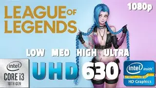 League of Legends test on Intel UHD 630 | i3 10100 + 16 GB RAM, Playable or not?