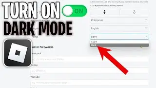 How to Change Roblox Theme to DARK Mode - Easy Tutorial