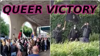 Naarm Queer community defends itself and enjoys massive win over fash | Liberals don't help