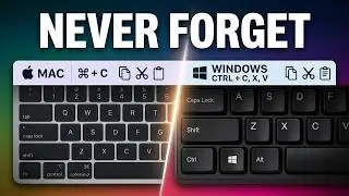 How to Cut, Copy and Paste  on Mac vs. Windows | Never Forget Again!