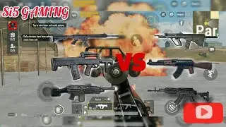 BGMI || AK47 Vs Groza, Aug Vs M416,M249 Vs M762 || Si5 GAMING