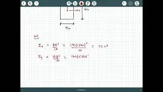 Statics - Video 130:  Moment of Inertia for a Rectangle