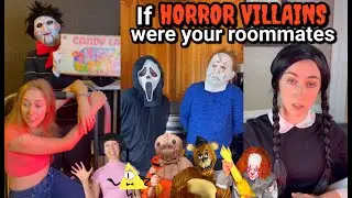 If HORROR Villains were your ROOMMATES Compilation