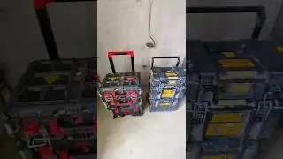 Кто лучше? DeWalt или Milwaukee. Самые топовые системы хранения инструментов.