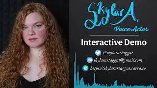 INTERACTIVE VOICE ACTING REEL || Skylar Artaggat -- Voice Actor