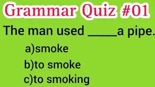 Grammar Quiz#01 |English Quiz|Can You Score 10/10?