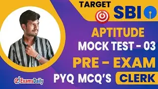 SBI -  Mock Test | Bank Pre - Exam | Banking Aptitude Question Discussion in Tamil | 