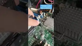 diy faça vc mesmo : conserto placa mãe (main board) de PC CPU Intel quadcore