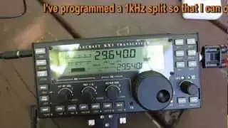 Maiden Voyage of the KX3