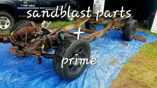 OBS Chevy regular cab short bed 4x4 frame parts restoration 1988-98