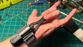 Metal 3D printed web-shooter